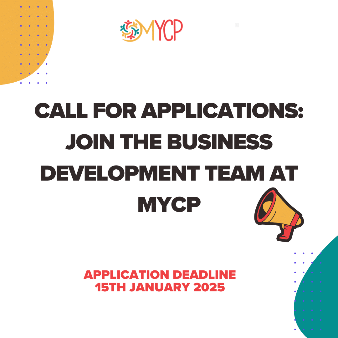 Call for applications: Join the business developement team at MYCP - deadline 10th January 2025